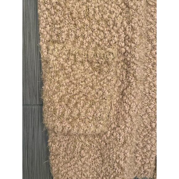 Altar’d State Beige Cream Soft Fuzzy Long Cardigan with Pockets Size Large - Picture 2 of 7
